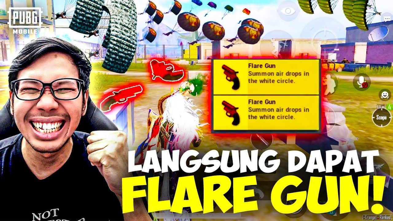 BENERAN NIH? BARU TURUN LANGSUNG DAPAT FLARE GUN! TEMBUS 30 KILLS! - PUBG MOBILE