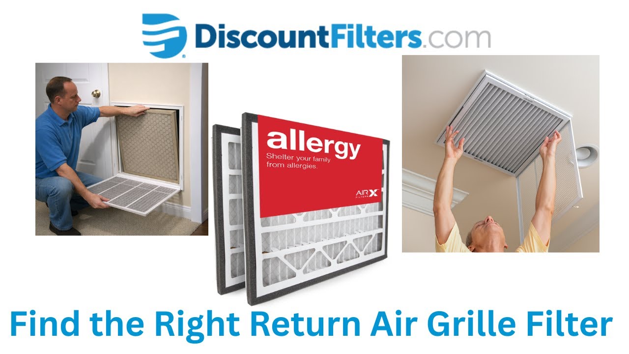Return Air Filter Grille Filters   Find The Right Size!