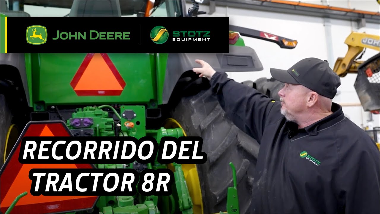 Tutorial Completo del Tractor John Deere 8R | Guía de Exterior, Interior y Mantenimiento