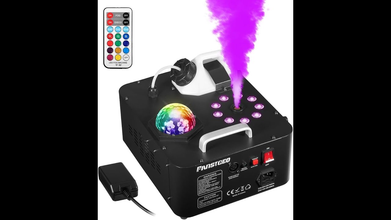 Vertical Smoke Machine with LED Lights, Disco Ball & Remote | Good or Not?
