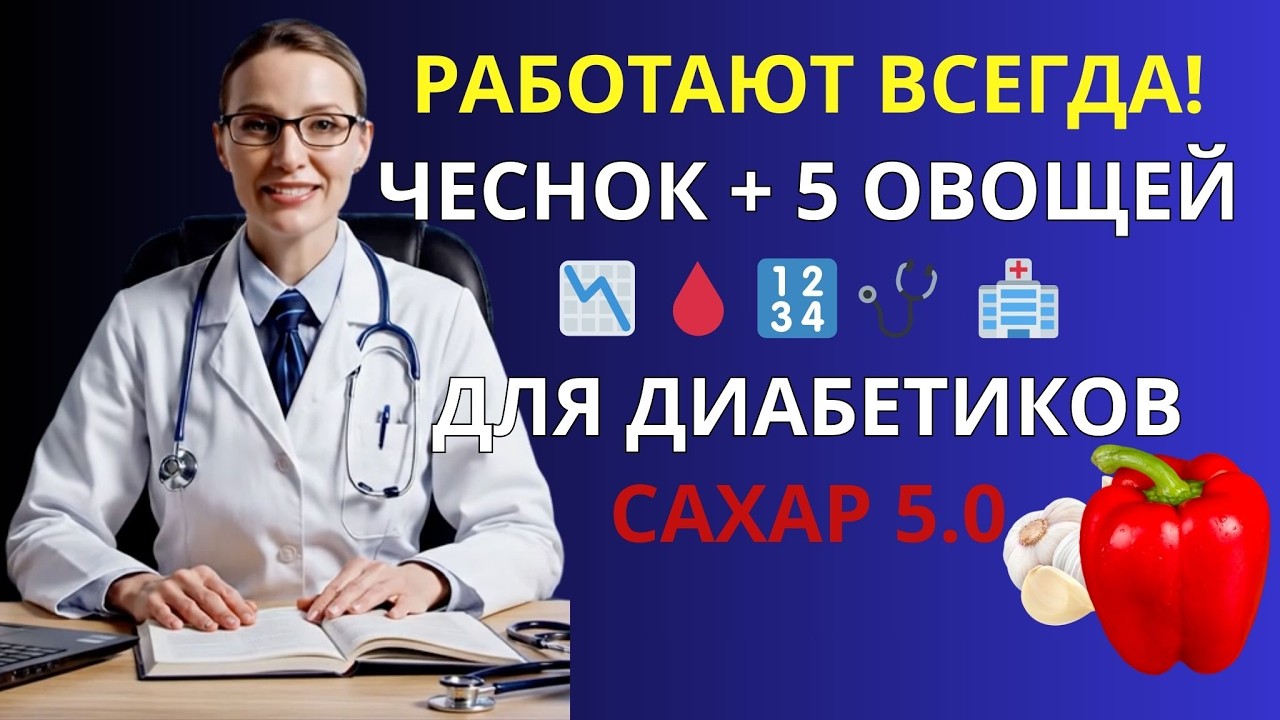 🔥 6 дешёвых овощей против диабета: эффект уже через 2 недели