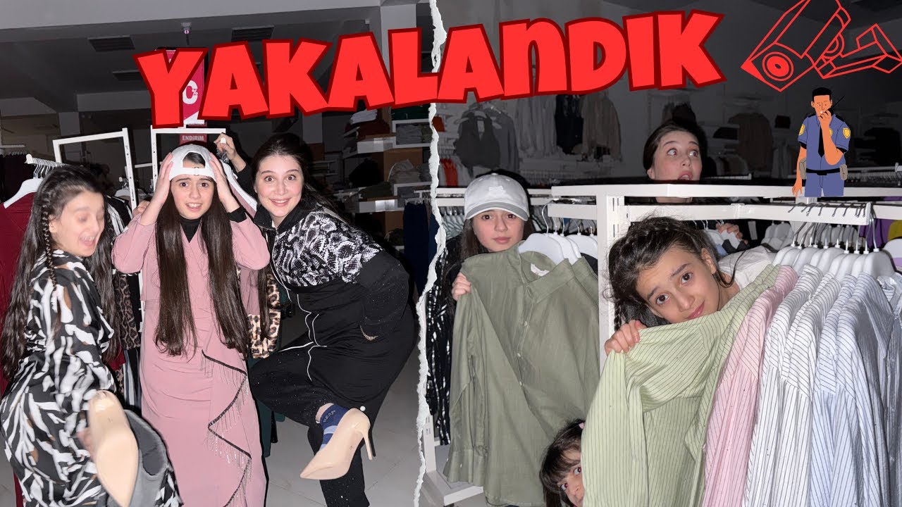 GİZLİCƏ PALTAR MAĞAZASINDA QALDIQ 🤫 | TUTULDUQ 😰