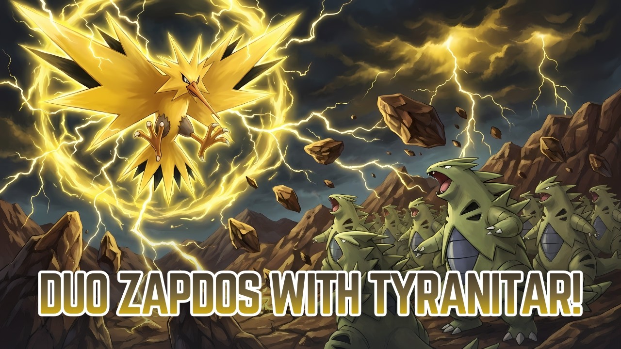 DUO! Zapdos CRASHED by Tyranitar Troops!