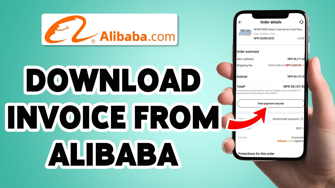 How To Download Invoice From Alibaba 2025 | Get Alibaba Purchase Invoices | Alibaba.com Mobile App