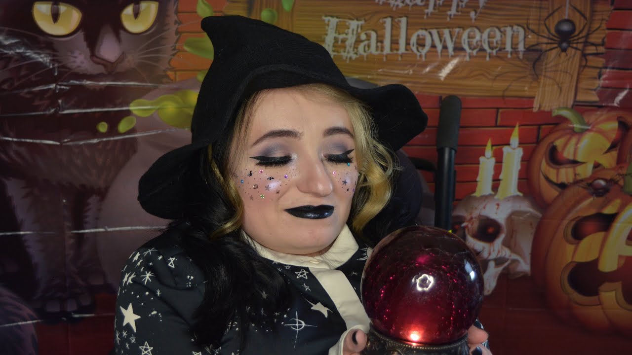 Purpley Witchy Makeup