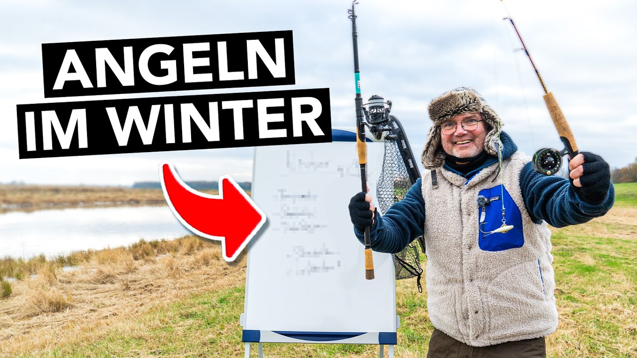 Angeln im Winter von A bis Z 🎣 Grundlagen, Stellenwahl, Ausr&uuml;stung & Co.