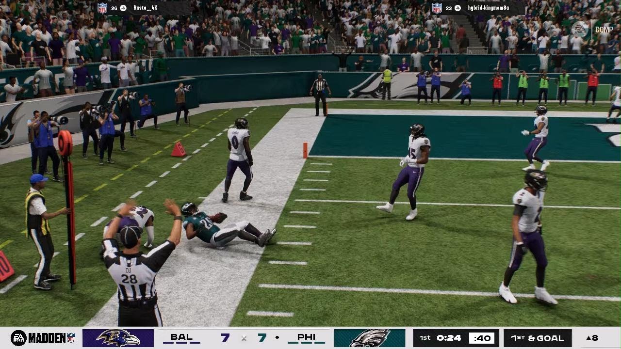 Throwing 6 TDs & over 350+ yards with Jalen Hurts in Madden NFL 26 head to head online