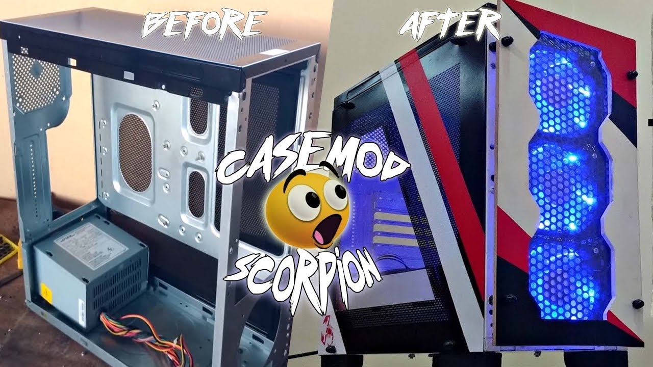CASEMOD SCORPION  [PROJECT COMPLETE] GABINETE PERSONALIZADO МОДДИНГ ПК
