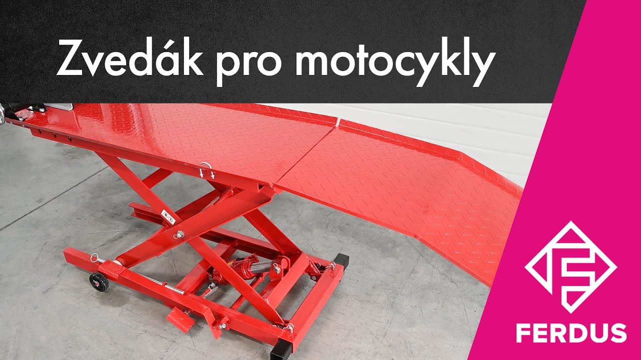 Zvedák pro motocykly – nožní