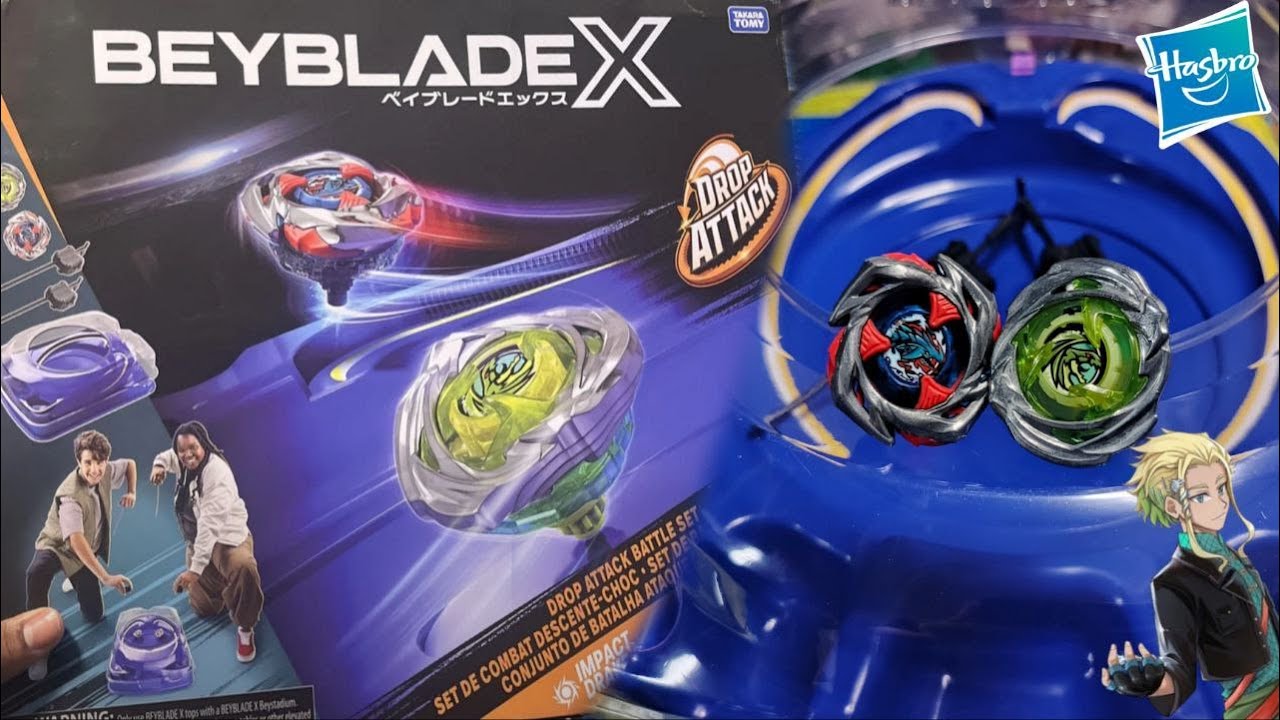Beyblade X Drop Attack Battle Set Hasbro / Takara Tomy обзор и тест