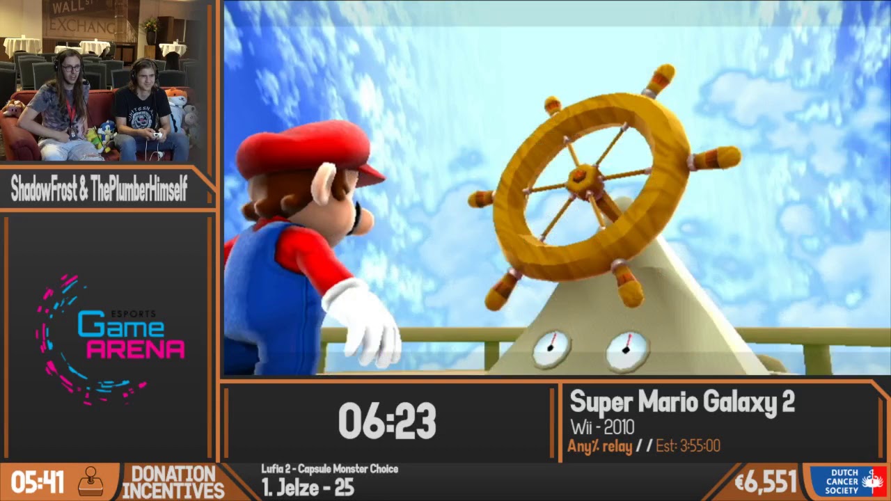 Super Mario Galaxy 2 (Any% Relay) #BSG2019