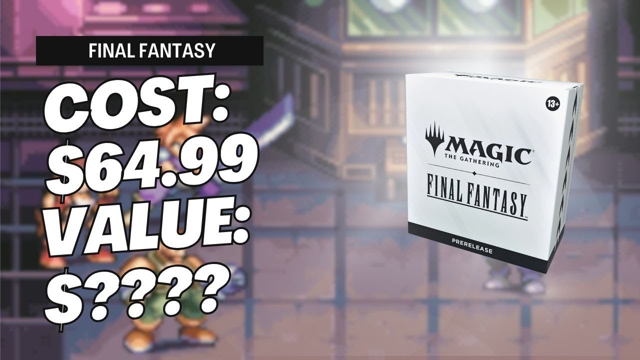 Распаковка пререлизного комплекта Magic The Gathering Final Fantasy