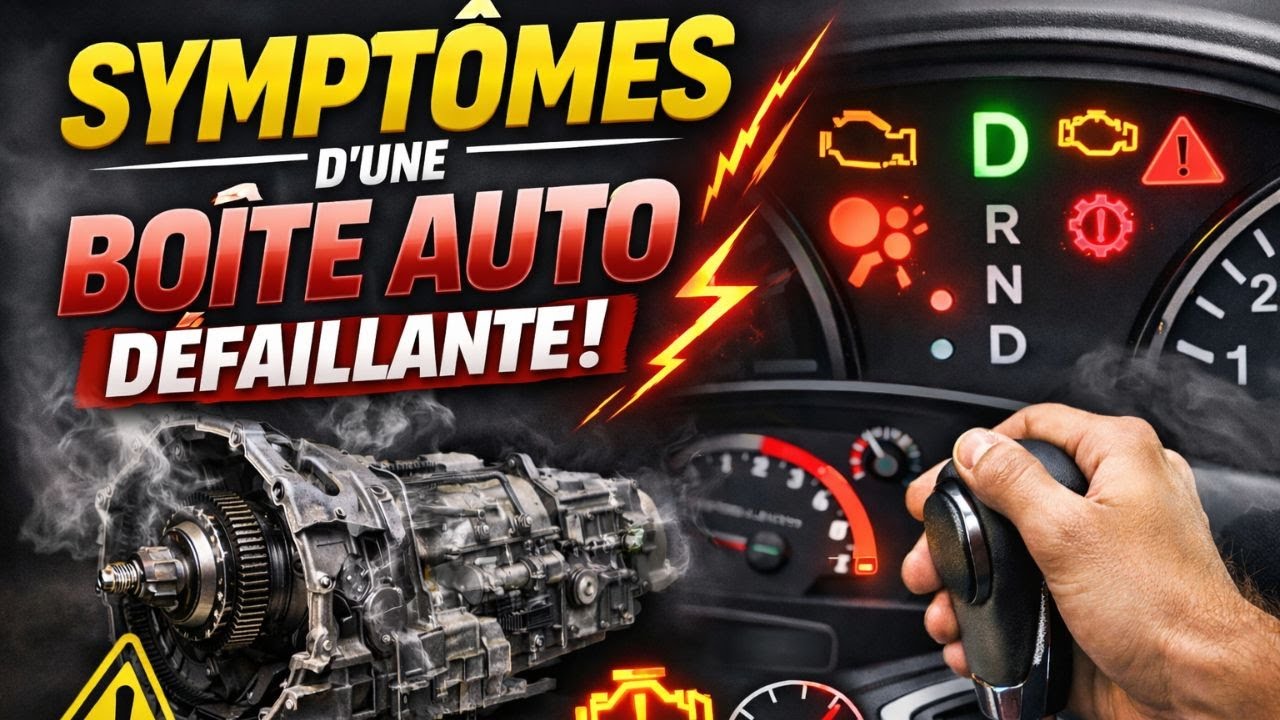 Symptômes d'une boîte auto défaillante