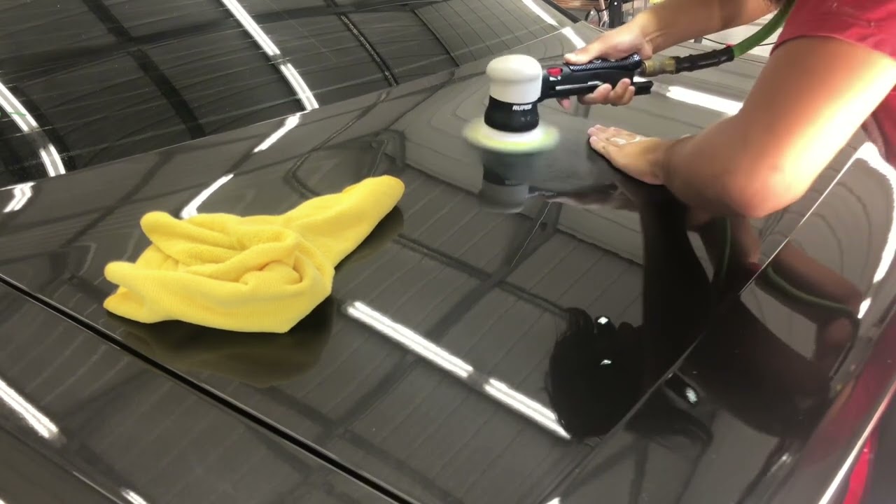 First Use Of RUPES LHR 75E Pneumatic Polisher