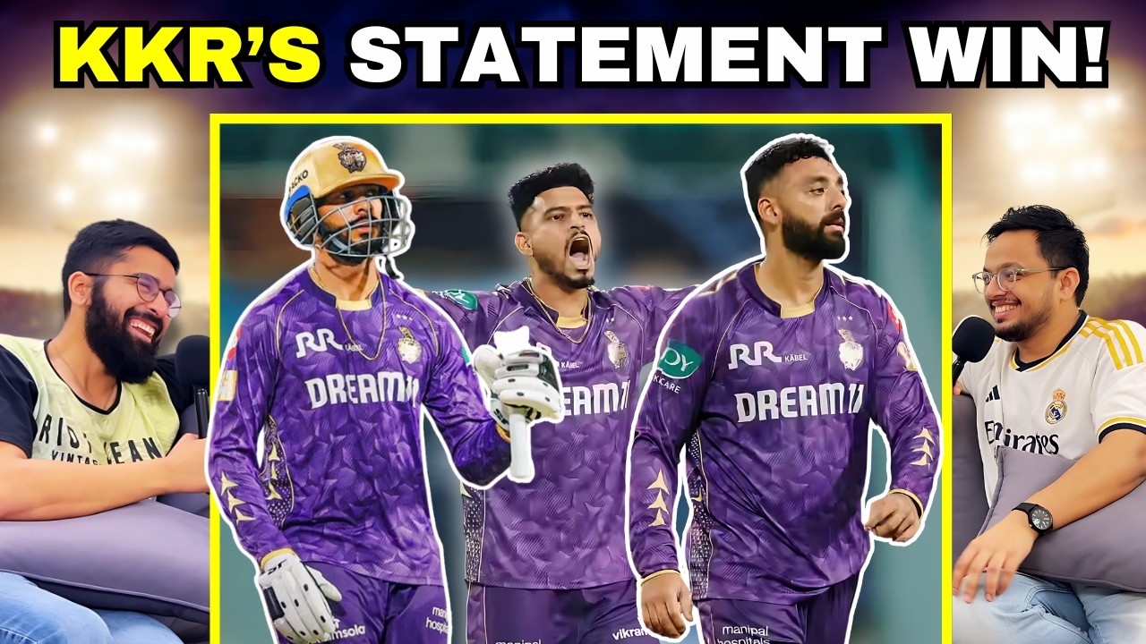 KKR 💜 Own SRH AGAIN! 5-0 Streak & Pure DOMINANCE! 🔥