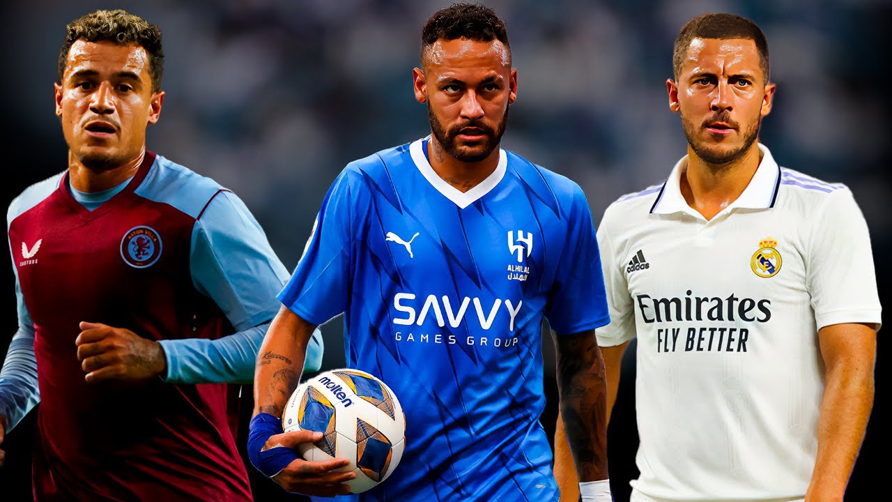 JOGADORES QUE PODERIAM TER SIDO MUITO MAIORES... NEYMAR, HAZARD, COUTINHO...