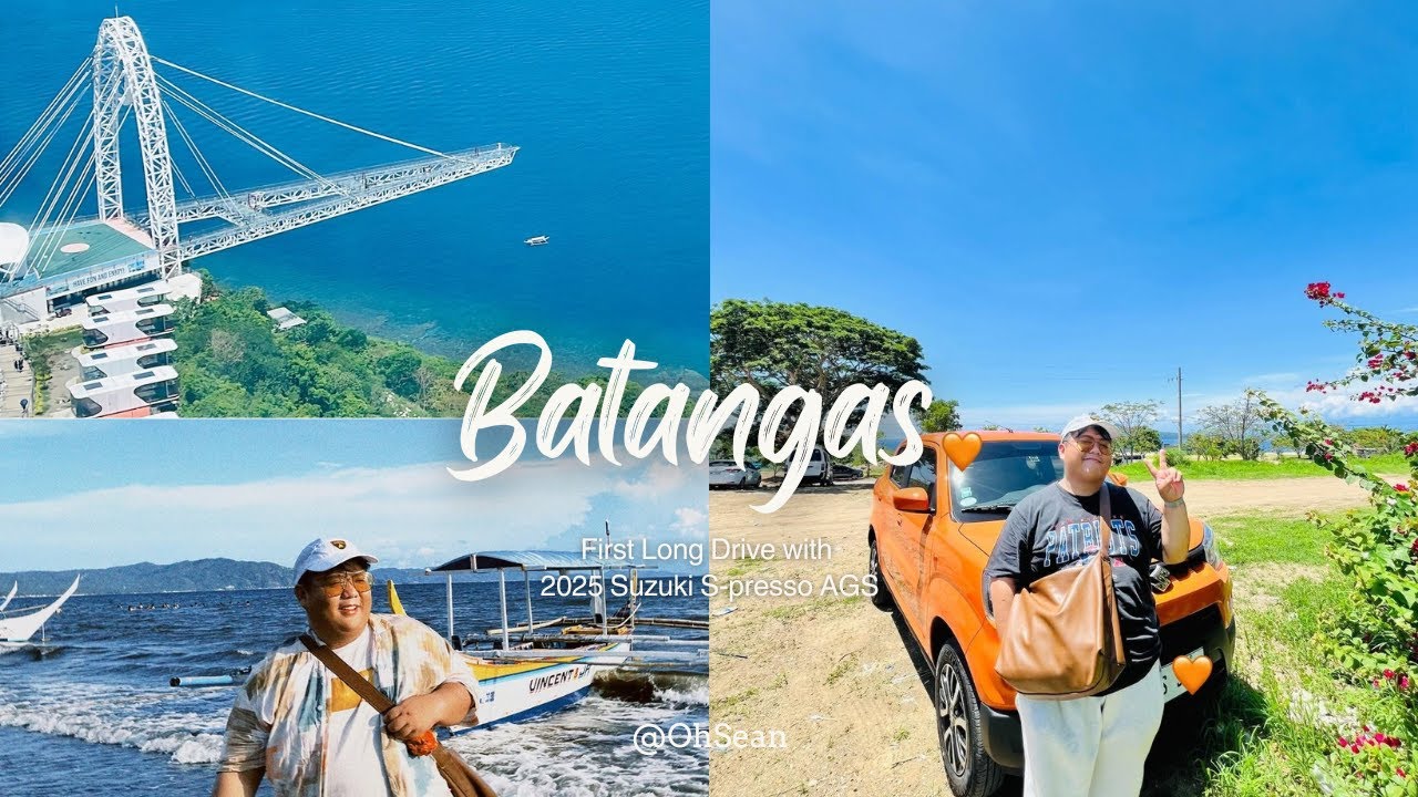 Batangas Road Trip | Long Drive with Chino🧡2025 Suzuki S-presso AGS | OhSean