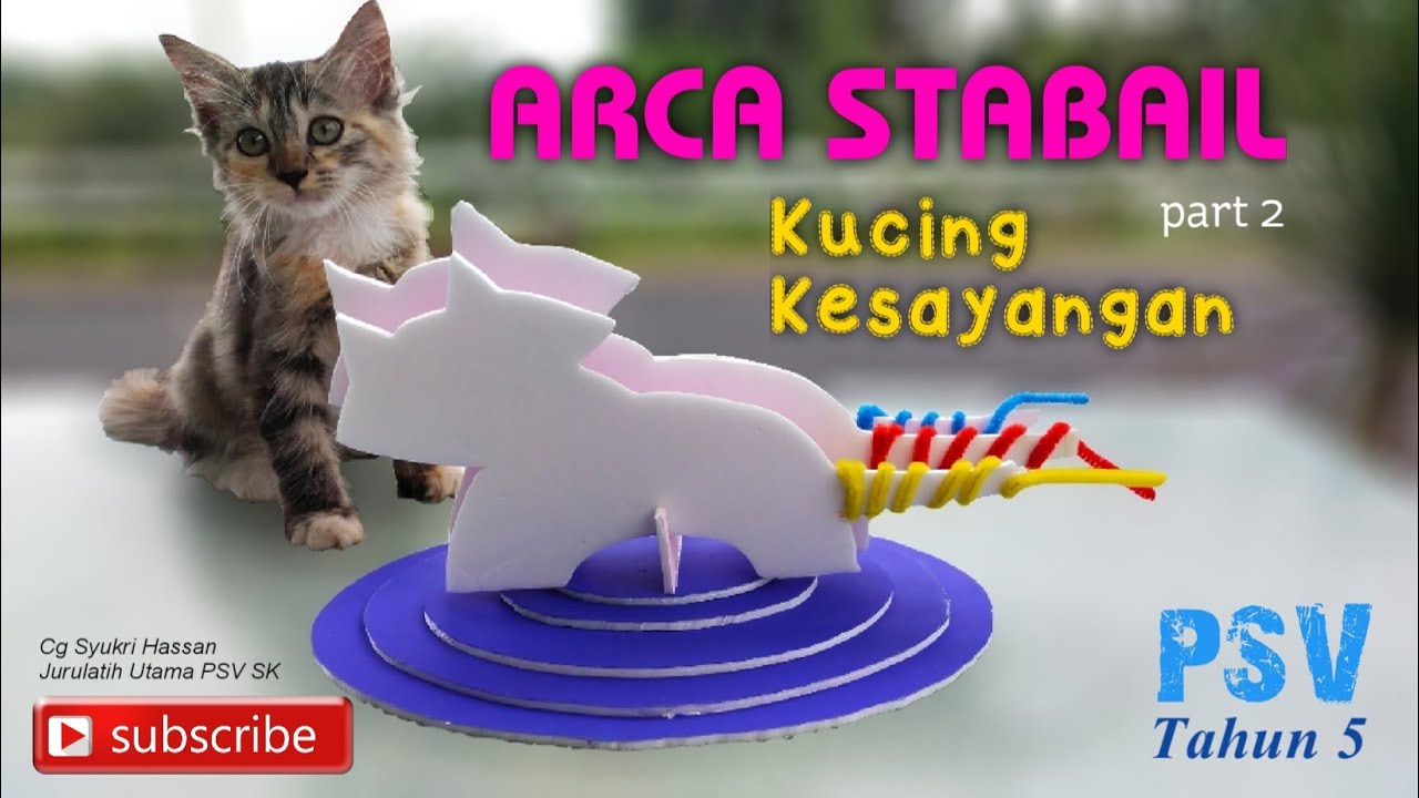 ARCA STABAIL Kucing Kesayangan | PSV Tahun 5 | Unit 9 Haiwan Peliharaan - Part 2 Karya