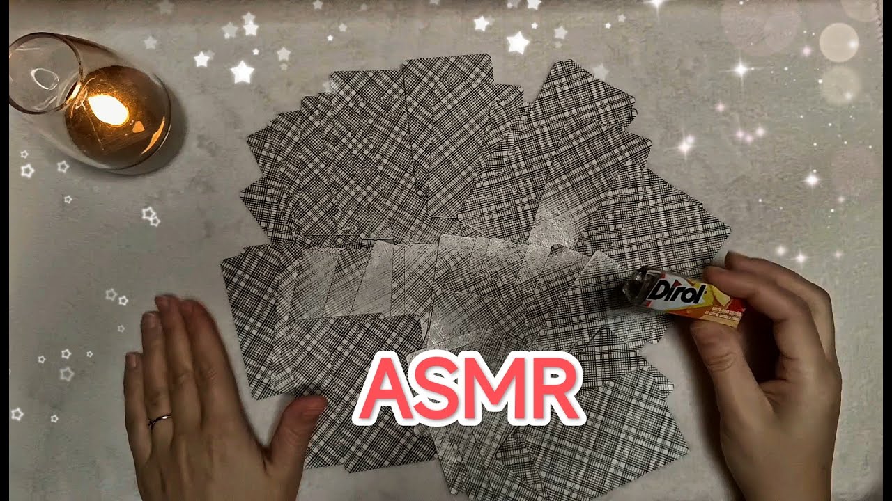 ASMR SOLITAIRE ✨ CHEWING GUM / АСМР ПАСЬЯНС ♥♠ ЖВАЧКА / КАРТЫ  💤