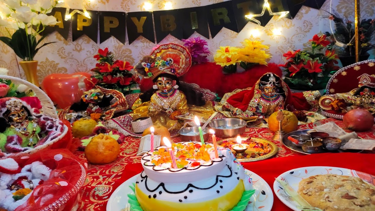 Laddu gopal ji First birthday celebration !! krishna  Birthday celebration !!