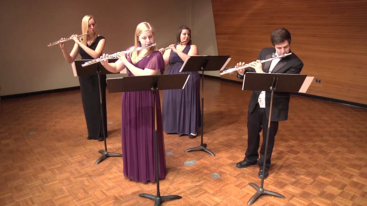 Shimmering Silver Flute Quartet: Tico Tico no Fuba