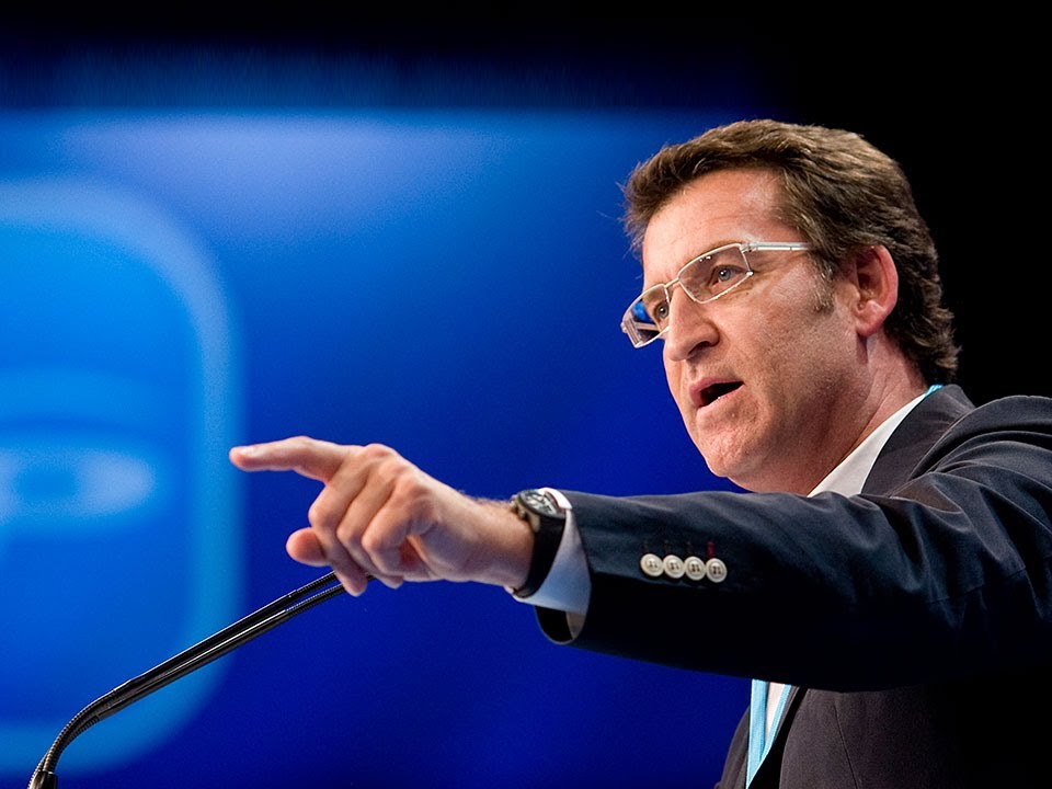 Alberto Núñez Feijoó en la Convención Nacional del PP, Málaga 2011