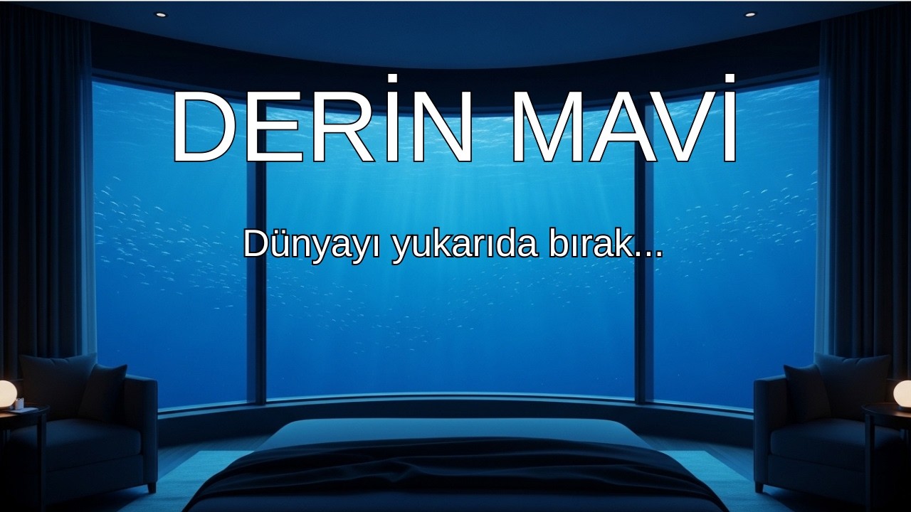 OKYANUSUN KALBİ | Derin Mavi Sessizlikte Kesintisiz Uyku (3 Saat) | Mavi Gece Meditasyonu