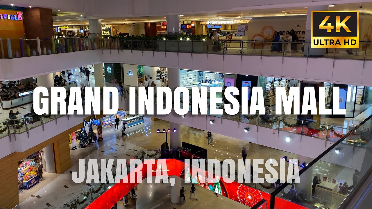 Walking Tour Grand Indonesia Mall 4K | Jakarta City Walk