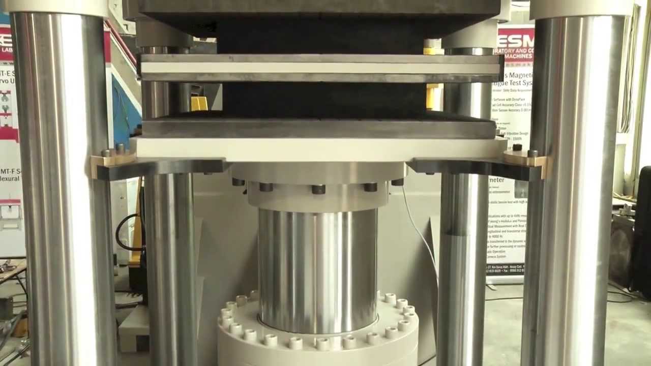 Elastomer Mesnet Test Cihazı / Elastomeric Bearing Test Machine