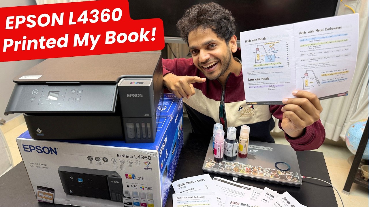 Printer खरीद के किताब ही प्रिंट कर दी 🤯 Epson EcoTank L4360