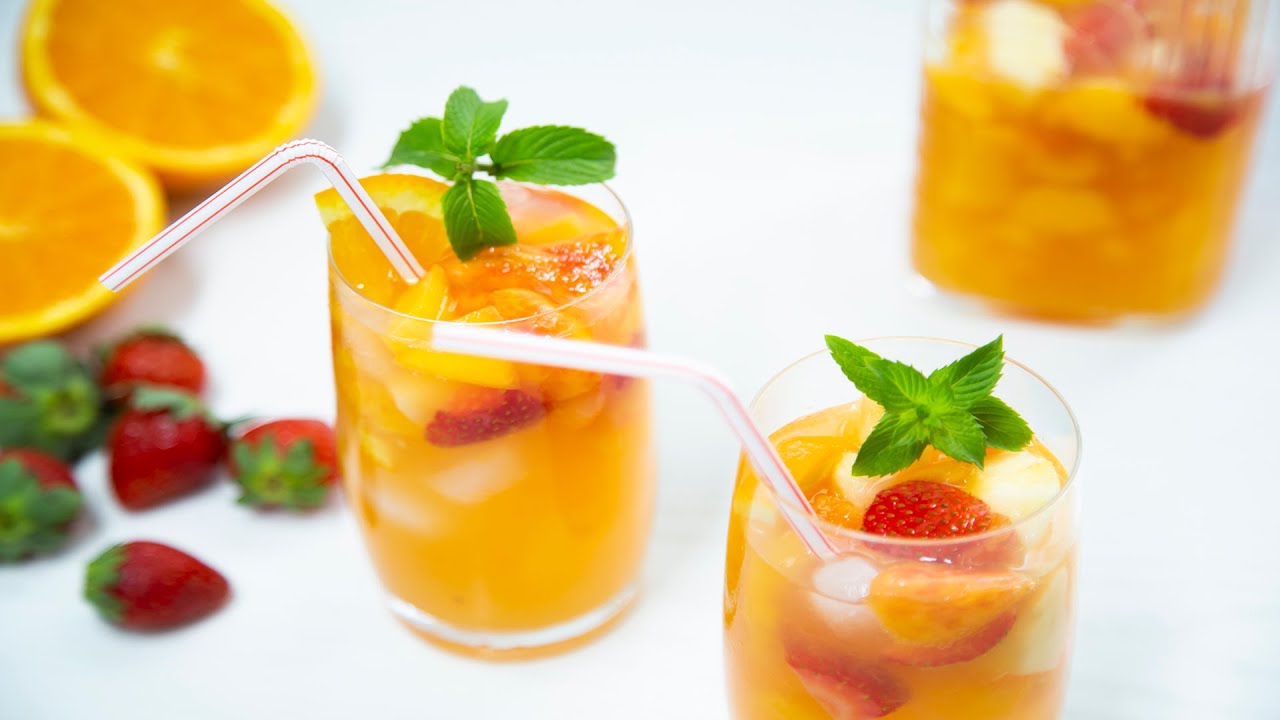 CALOR?? Hazte una SANGRÍA DE CAVA EN  10 minutos.