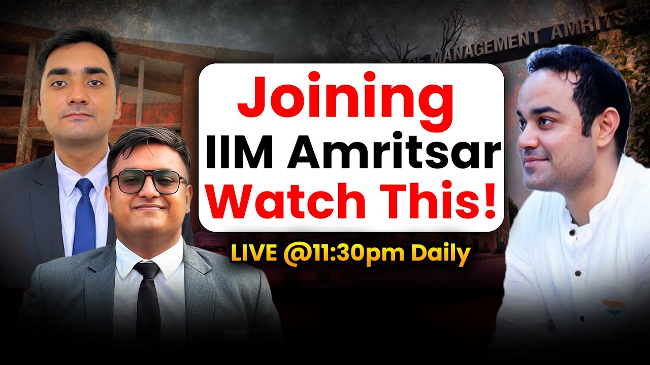 How to Get into IIMs | CAT 99%ile Strategy by IIM Amritsar Alumni | CAT 99%ile Strategy