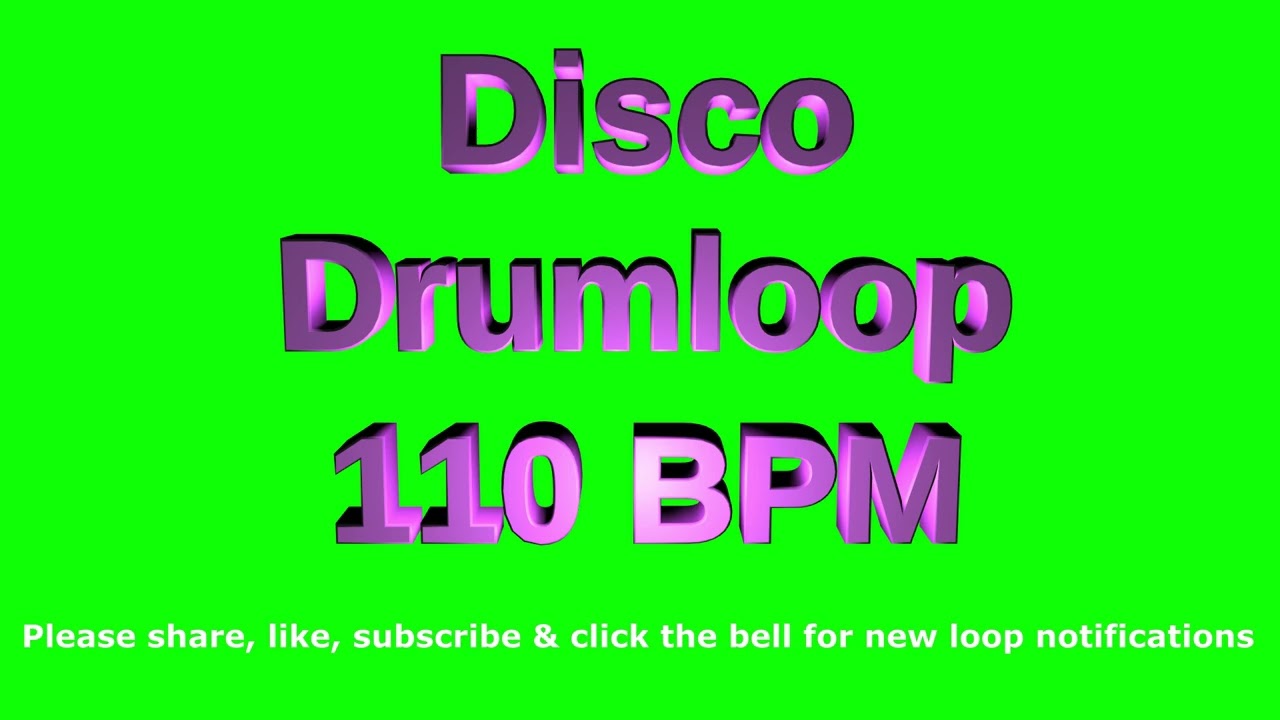 Disco Drum Loop 110 BPM