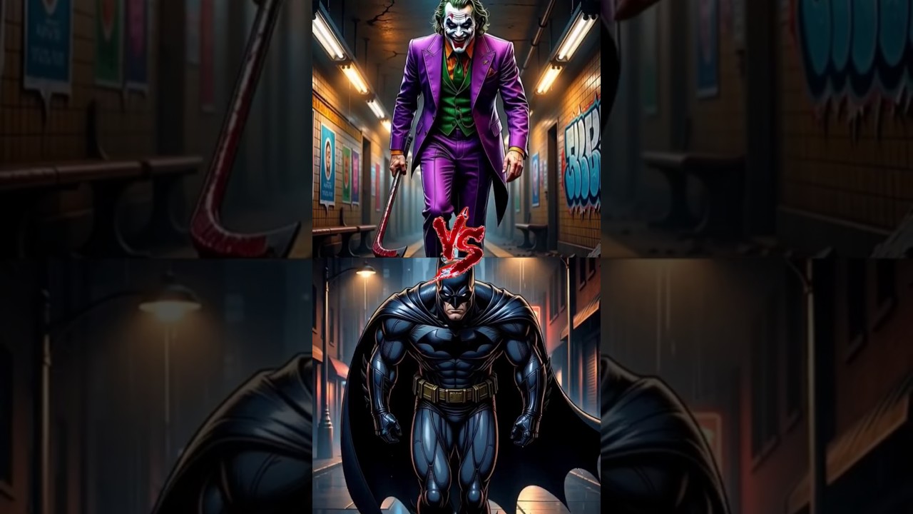 batman VS joker 🦇🃏 & Harry Quinn & back panter & Robin 