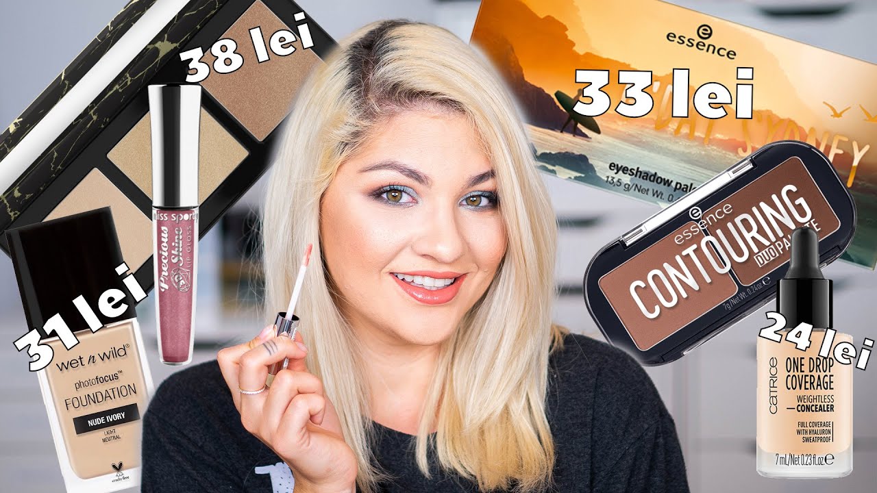 Machiaj cu PRODUSE SUB 50 LEI