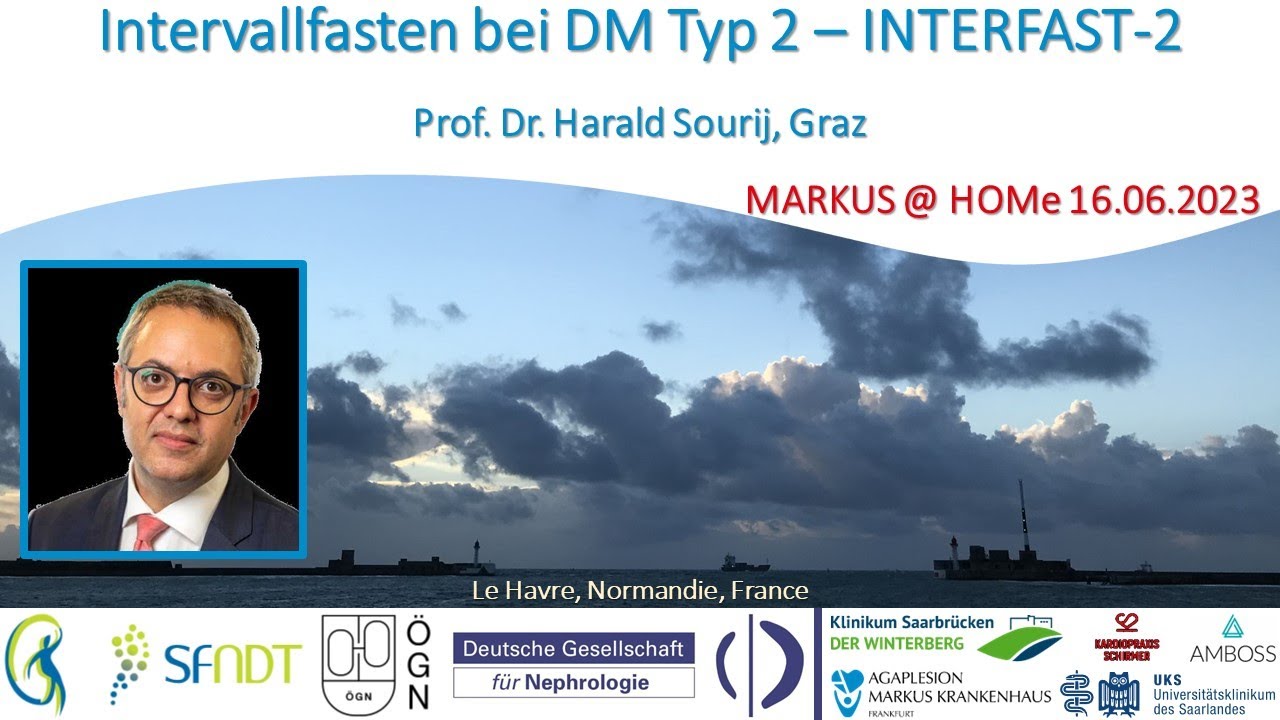 Intervallfasten bei DM Typ 2 - INTERFAST 2 - Prof. Dr. Harald Sourij (Graz)
