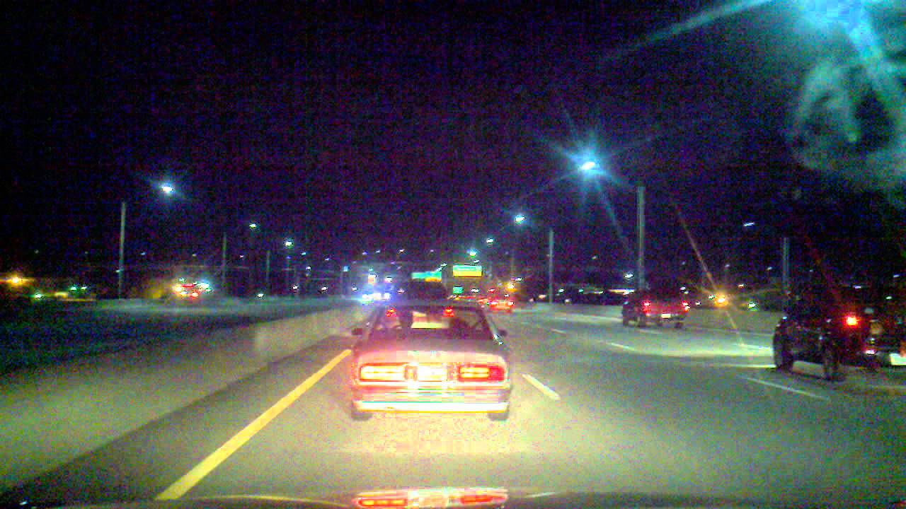 DROIDX HD dash mount night test