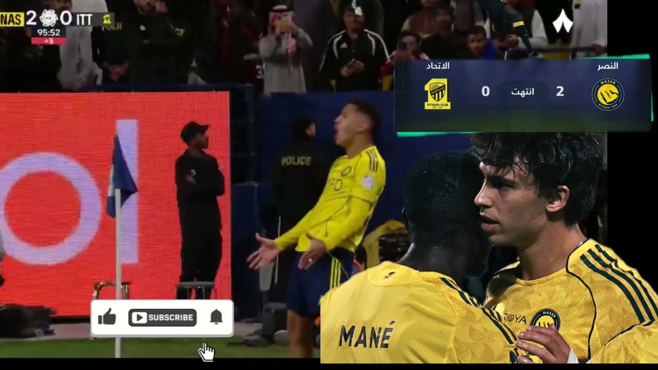 ملخص مباراه النصر و الاتحاد 2-0 اهداف النصر اليوم _ اهداف الاتحاد اليوم دوري روشن السعودي الجولة 21