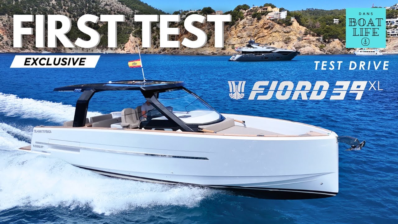 Fjord 39XL - First TEST with inboard motors