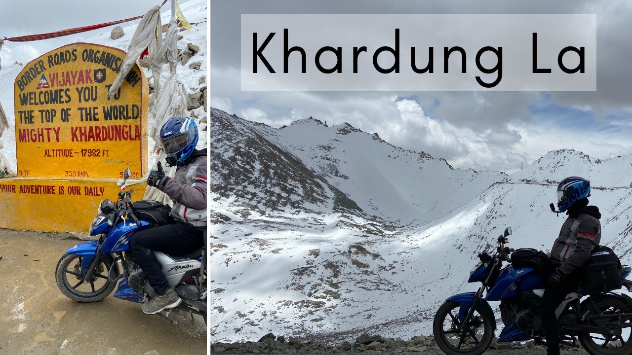 EP.9 | Khardung La | Nubra Valley | Ladakh on Apache 160 4V | Diskit
