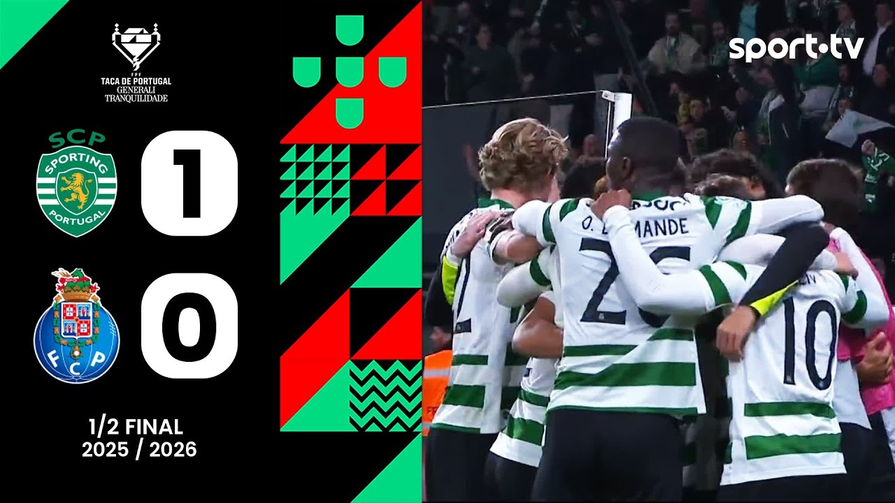 Resumo: Sporting 1-0 FC Porto - Taça de Portugal | sport tv