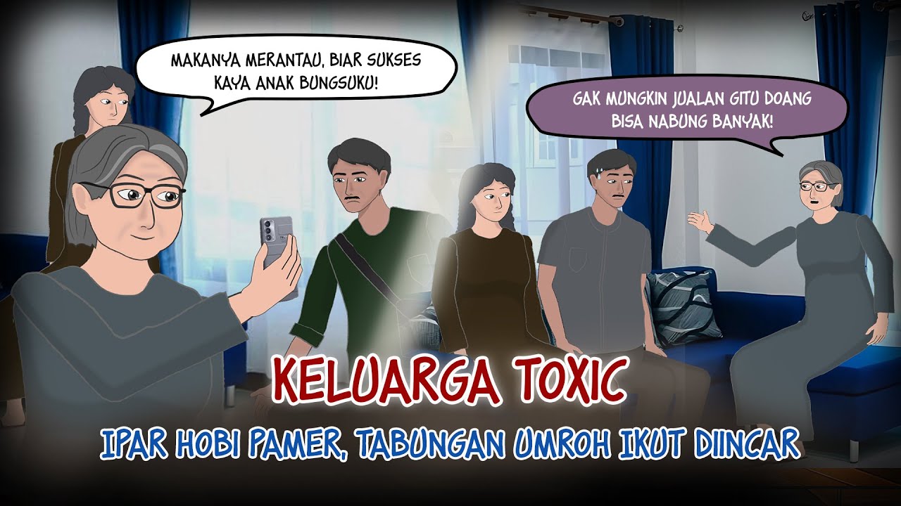 Ipar Hobi Pamer, Tabungan Umroh Ikut Diincar! Drama Keluarga Toxic! Part 1 #Animasiazab