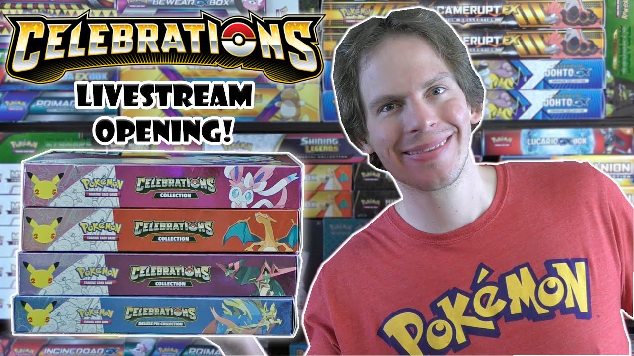 Pokemon Celebrations Livestream Opening!