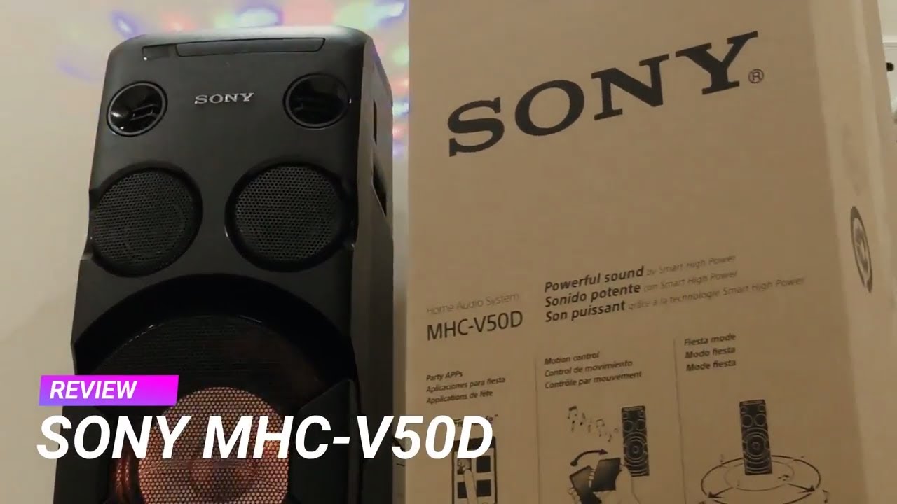 Sony MHC V50D review - जबरदस्त ऑडियो सिस्टम