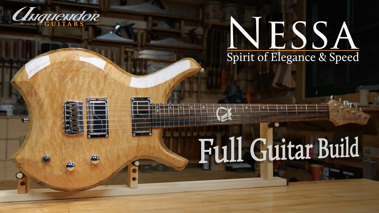 Building the Spirit of Elegance and Speed | Full Custom Guitar Build