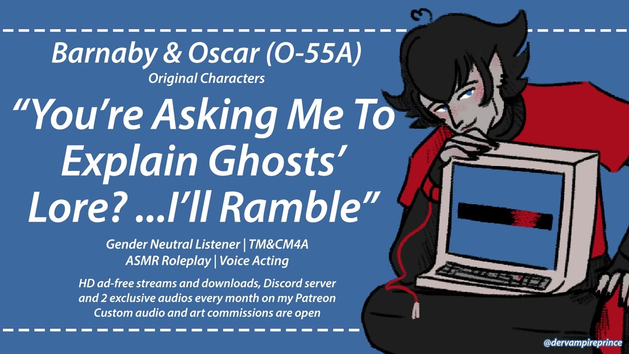 ASMR | Nerdy Vampire Explains Ghost Band Lore To You [MM4A] [Rambles... A Lot of Rambles...]