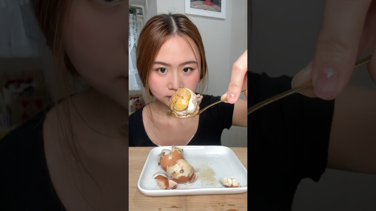 BALUTTTTT EMBRIOO😍 #mukbang #food #balut