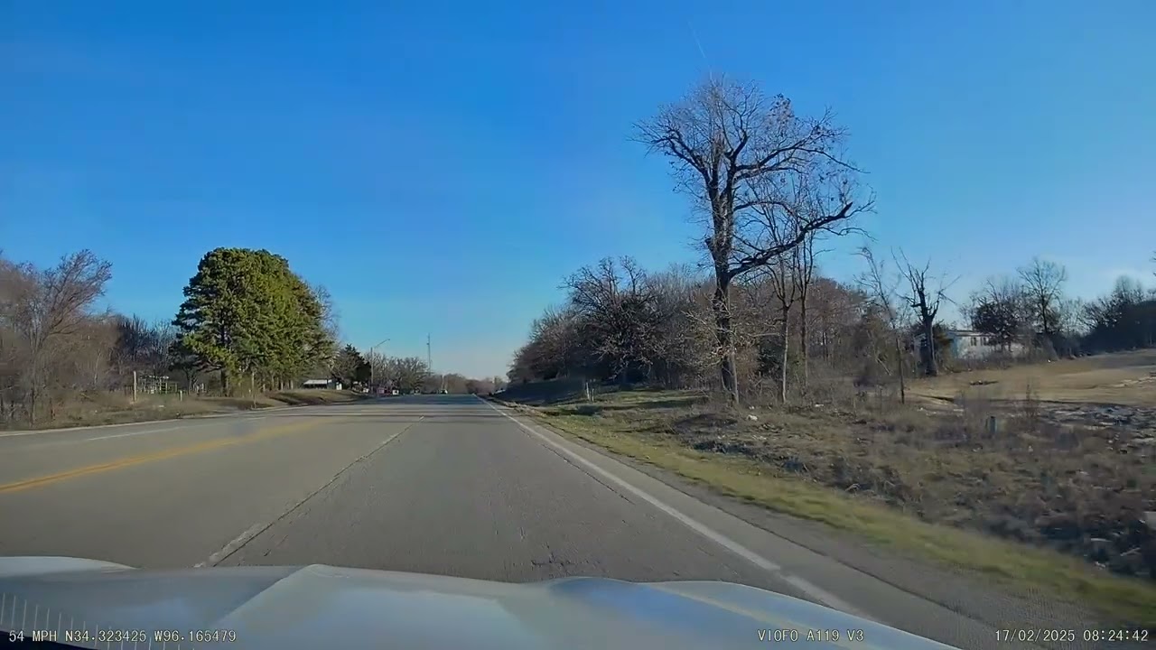 Tushka, OK Speed Trap NB view.