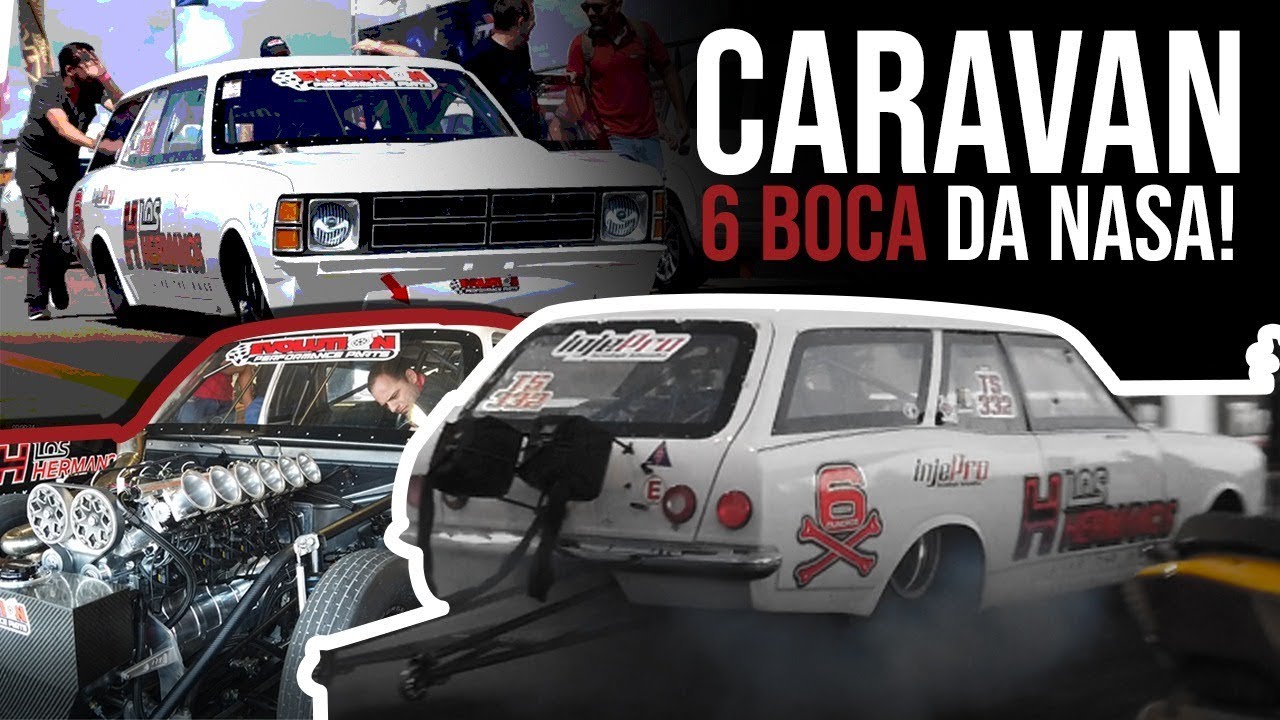 Caravan 6 cil 24V  Los Hermanos na casa dos 7 segundos nos 402metros