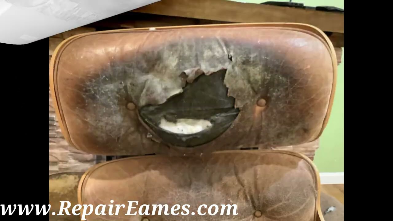 My video shows my work with the Eames lounge chair. Visit my website at www.repaireames.com.